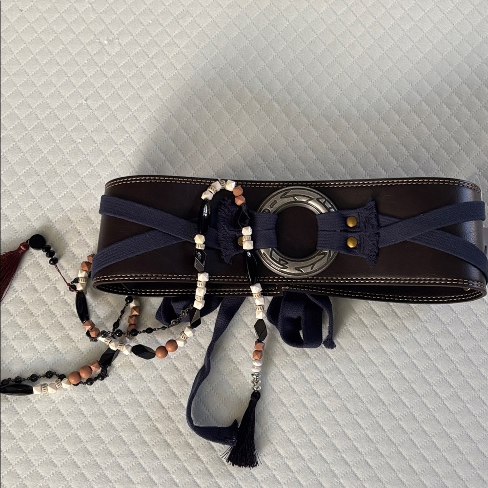 Star Wars Brown Leather Belt with Silver Buckle